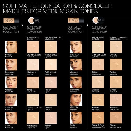 nars فاونديشن soft matte complete
