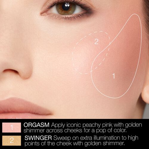 nars orgasm four play blush quad