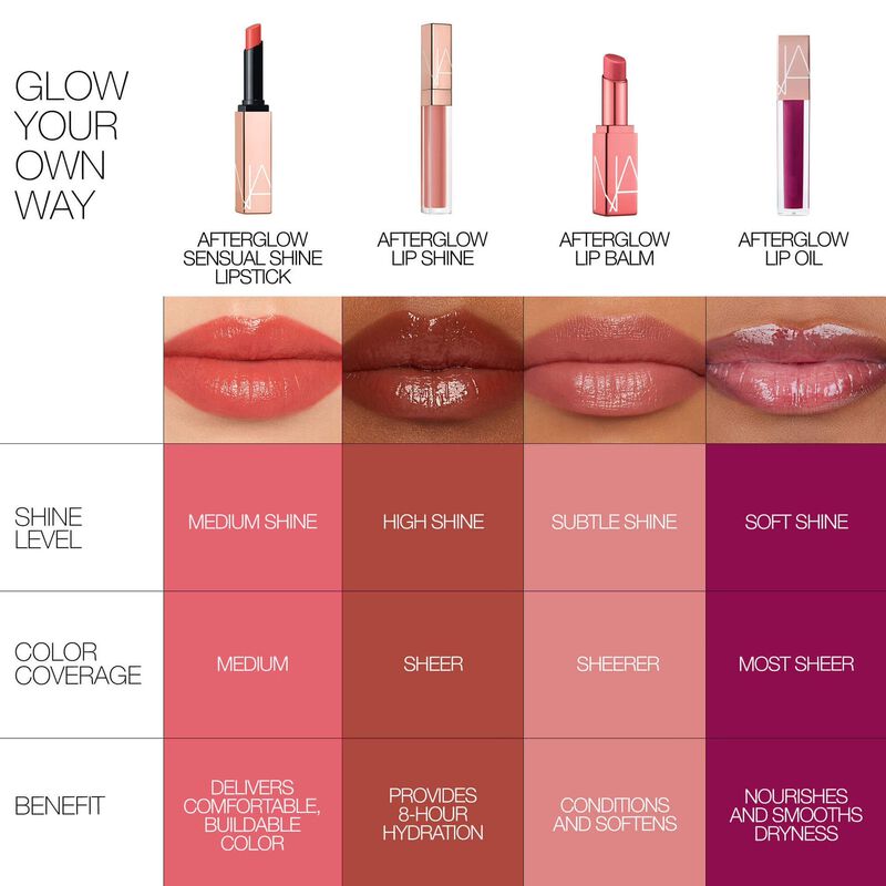 nars afterglow lip oil