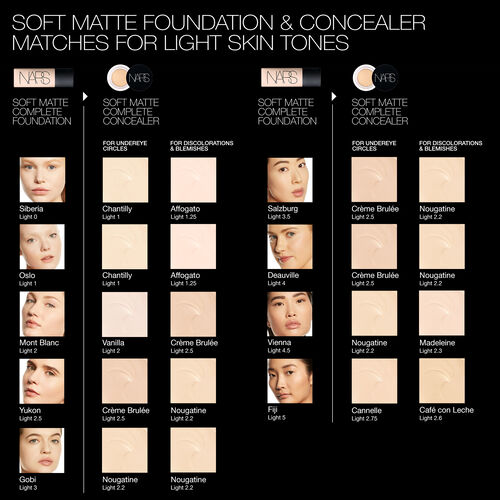 nars فاونديشن soft matte complete