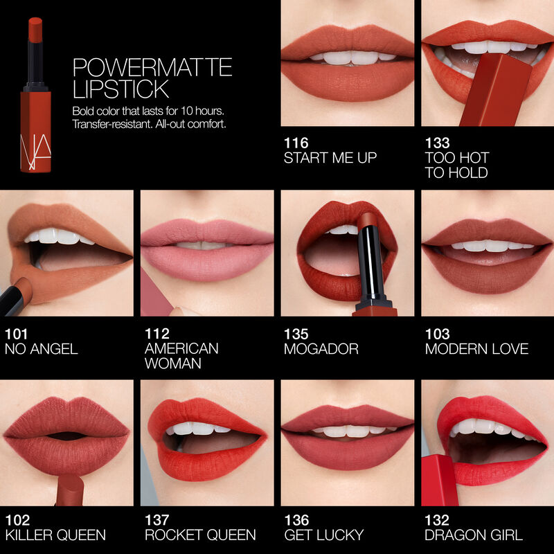 nars أحمر الشفاه powermatte