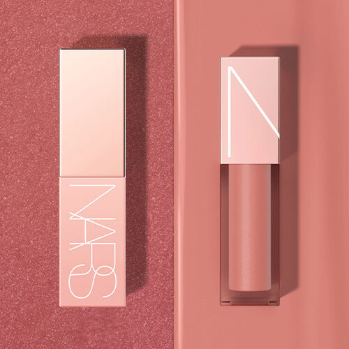 nars mini afterglow liquid blush   lip shine duo   dolce vita   aragon