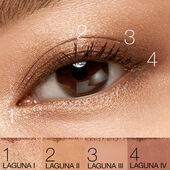 nars eyeshadow quad laguna  wn