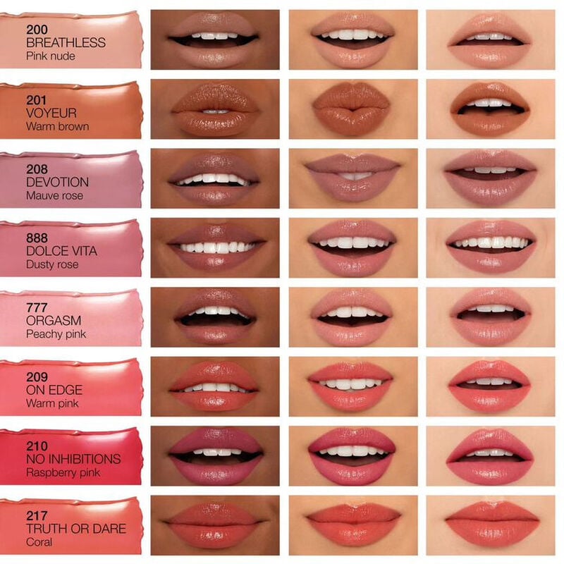 nars afterglow sensual shine lipstick