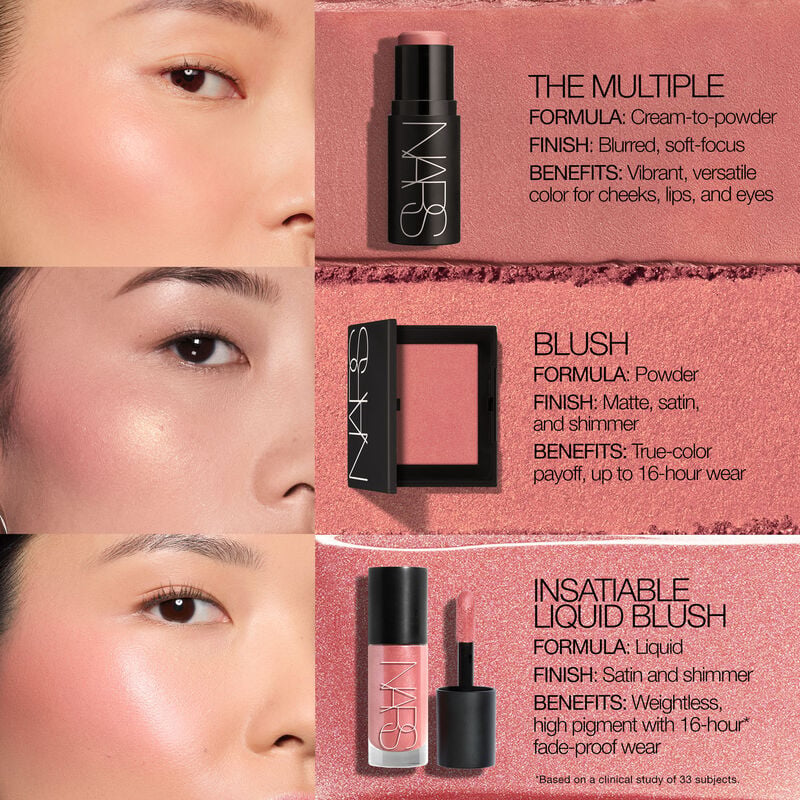 nars insatiable liquid blush