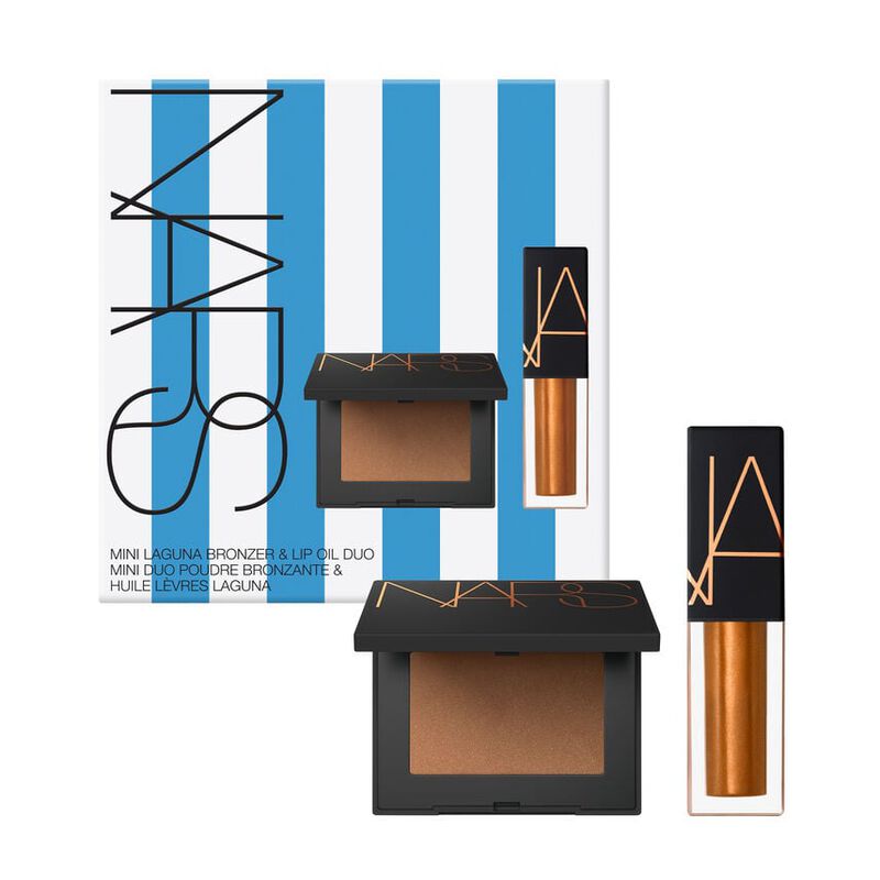nars mini laguna bronzer mini lip oil duo