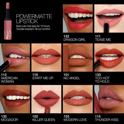 nars أحمر الشفاه powermatte