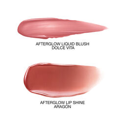 MINI AFTERGLOW LIQUID BLUSH & LIP SHINE DUO - DOLCE VITA & ARAGON nars mini afterglow liquid blush   lip shine duo   dolce vita   aragon