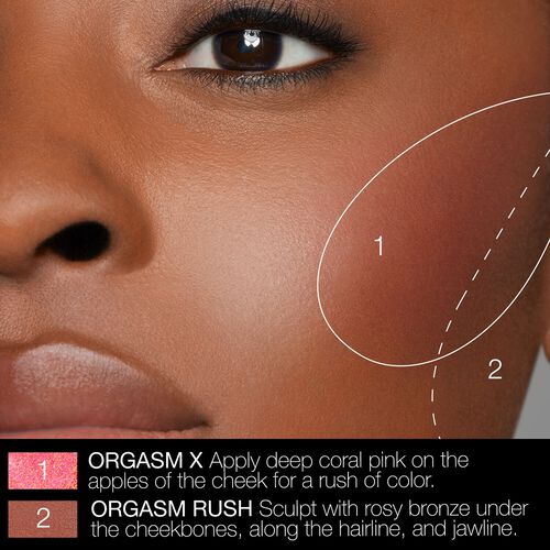 nars orgasm four play blush quad